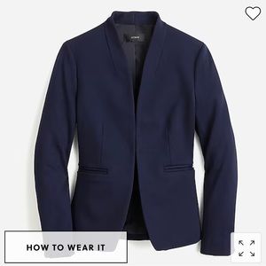 J. Crew Going Out Blazer in Navy Blue